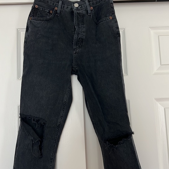 AGolde Riley High Rise Crop - Picture 6 of 7